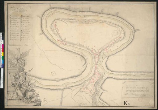 Plan Von der Gräntz-Vestung Kamieniec