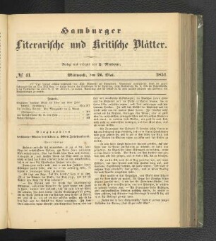 No. 41. 21. Mai 1851