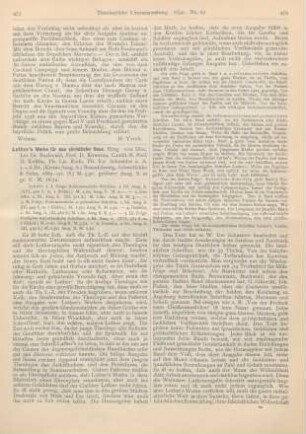 473-476 [Rezension] Luther, Martin, Luthers Werke für das christliche Haus