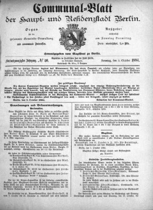 1884,40: No. 40, 5. Oktober 1884