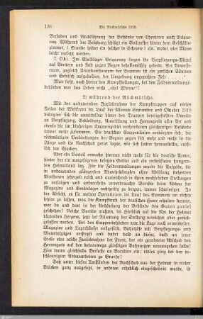 2. Während der Rückmärsche