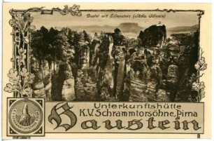 Sächsische Schweiz. Bastei und Lilienstein, K.V. Schrammtorsöhne