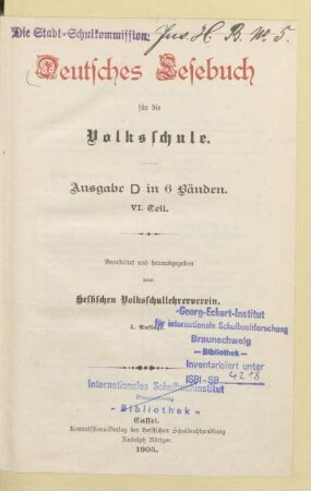 Teil 6, [Schülerband]: [Teil 6, [Schülerband]]