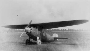 Verkehrsflugzeug "U 8", seitliche Vorderansicht (Udet, München) : Technikgeschichte | Maschinenbau | Verkehrswesen | Luftfahrzeuge | Flugzeuge