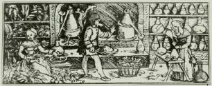Alchemistenwerkstatt, um 1500