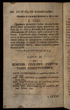 166-187, Caput III. - Caput V.