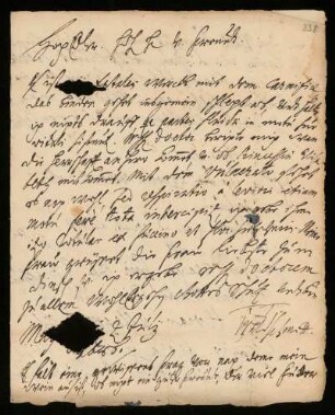 Brief von Johann Jakob Waldschmidt an Johann Dolaeus