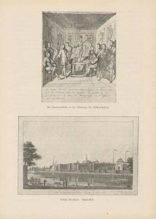 Die Anatomieklasse in der Akademie der Wissenschaften ; Schloß Monbijou