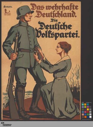 Das wehrhafte Deutschland : die Deutsche Volkspartei ; [Entwurf: Carl Zander]