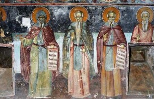 Die Heiligen: Antonios, Euthymios und Sabbas