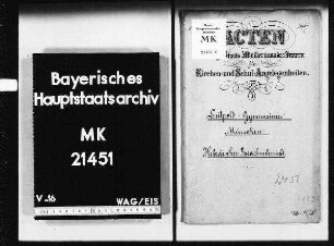 München. Luitpoldgymnasium. Hebräischer Sprachunterricht.
