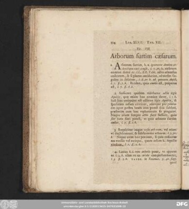 Tit. VII. Arborum futim caesarum.