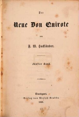 Der neue Don Quixote, 5