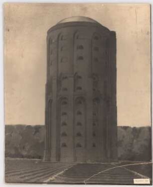 Wasserturm Winterhude, Hamburg: Perspektivische Ansicht (von Inv.Nr. 2566)
