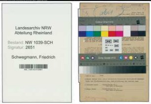 Entnazifizierung Friedrich Schwegmann , geb. 09.03.1882 ()