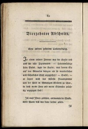 Vierzehnter Abschnitt.