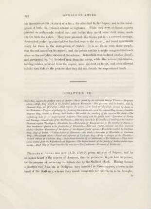 Chapter VII. Bagh Sing opposes the faithless court of Ambér. - ...