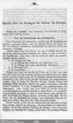 Von der Physiologie des Pferdehufes