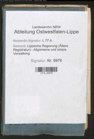 Anstellung der Zolleinnehmer (Steuereinnehmer) zu Erder