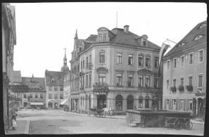 Pulsnitz. Am Bismarckplatz