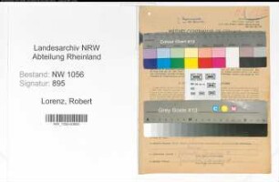 Entnazifizierung Robert Lorenz , geb. 07.08.1908 (Polizist)