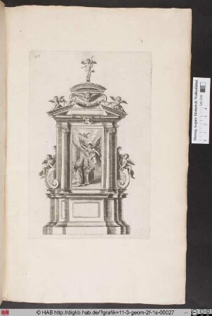 [Altar mit der Darstellung der Verkündigung an Maria]