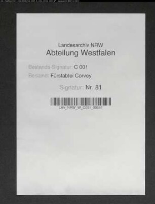 Reichstagsberichte (Gesandter Karg von Bebenburg)