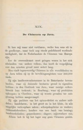 XIX. De Chinezen op Java