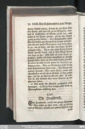 XXIV. Die Heuschrecke.