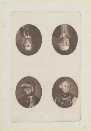Bildnisse vier unbekannter Preußen