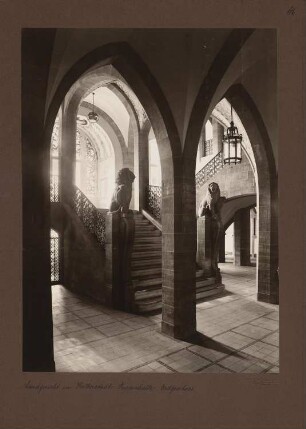 Landgericht und Gefängnis, Halberstadt: Treppenhaus