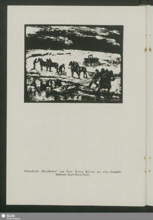 Städtisches Museen Karl-Marx-Stadt. Graphik-Kabinett der Städtischen Kunstsammlung