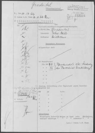 Gnadental-Neunkirchen: Visitationsbericht mit Pfarrbericht 1966
