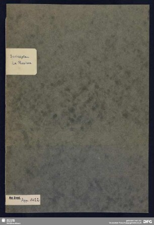 La Rosiera - Mscr.Dresd.App.1422