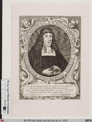 Bildnis Nicolaus Krauss (lat. Crusius)