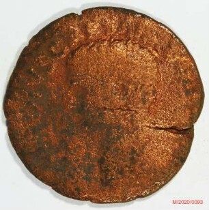 Römische Münze, Nominal As, Prägeherr Claudius I., Prägeort Rom, Original