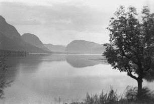 Wocheiner See : Felsformation am Ostufer des Bohinjsko jezero (Wocheiner See).