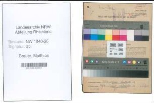 Entnazifizierung Matthias Breuer , geb. 29.06.1884 (Postbeamter)