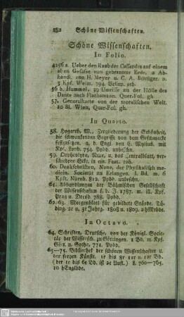 Schöne Wissenschaften