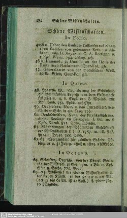 Schöne Wissenschaften