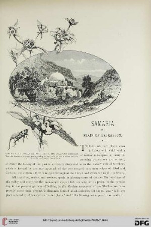 Samaria and plain of Esdrealon