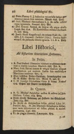 Ad historiam litterariam spectantes.