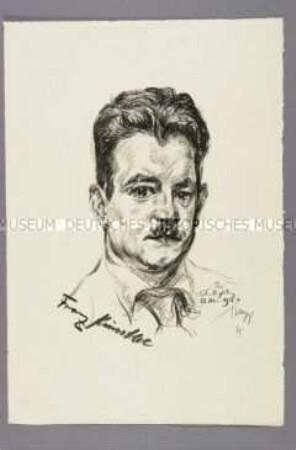 Bildnis des Politikers Franz Künstler