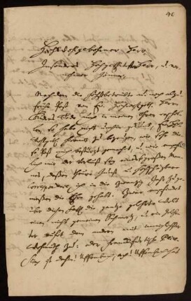 Brief von Christoph August Heumann an Johann Friedrich von Uffenbach. Göttingen, 8.2.1734