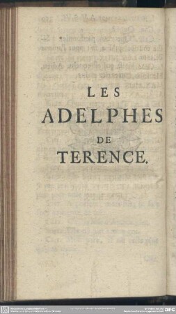 Les Adelphes De Terence