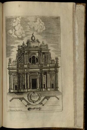 15. Facciata di S. Filipp Neri di Torino. Planta superiore.