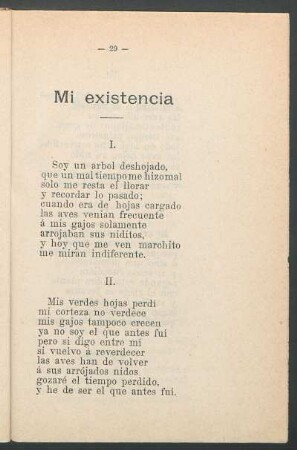 Mi existencia