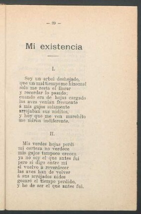 Mi existencia