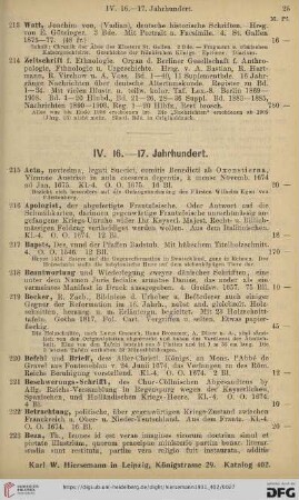 IV. 16.-17. Jahrhundert (Nr. 215-294)