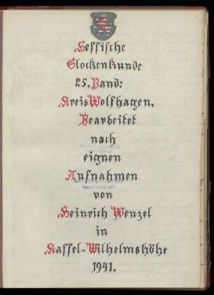 Bd. 25: Kreis Wolfhagen